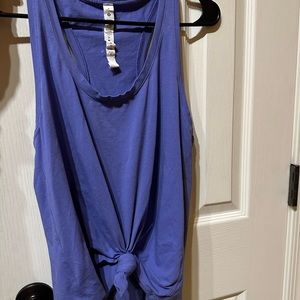 Lulu Charged indigo love tank size 8